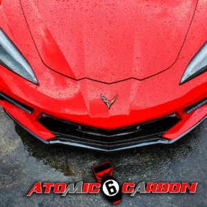 A custom job done on the sports car by Corvette by Atomic Carbon